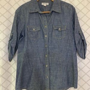 St.Johns Bay jean button down